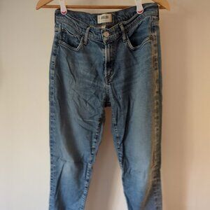 straight leg mid rise jeans AGOLDE